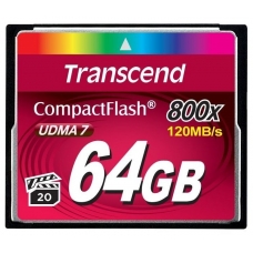 Карта памяти Compact Flash Transcend 64GB 800x (TS64GCF800 )